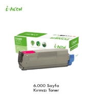 I-AICON C-OKI-C532M OKI 46490630 6000 Sayfa MAGENTA MUADIL Lazer Yazıcılar / ...