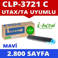I-AICON C-U-CLP3721C UTAX TRIUMPH ADLER TA CLP3721 2800 Sayfa CYAN MUADIL Laz...