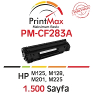 PRINTMAX PM-CF283A PM-CF283A 1500 Sayfa SİYAH MUADIL Lazer Yazıcılar / Faks M...