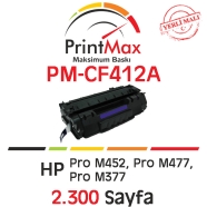 PRINTMAX PM-CF412A PM-CF412A 2300 Sayfa SARI (YELLOW) MUADIL Lazer Yazıcılar ...
