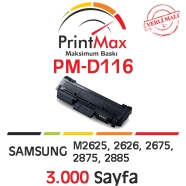 PRINTMAX PM-D116  PM-D116 3000 Sayfa SİYAH-BEYAZ MUADIL Lazer Yazıcılar / Fak...