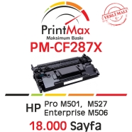PRINTMAX PM-CF287X PM-CF287X 18000 Sayfa SİYAH MUADIL Lazer Yazıcılar / Faks ...
