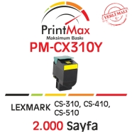 PRINTMAX PM-CX310Y PM-CX310Y 2000 Sayfa YELLOW MUADIL Lazer Yazıcılar / Faks ...