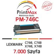 PRINTMAX PM-746C PM-746C 7000 Sayfa CYAN MUADIL Lazer Yazıcılar / Faks Makine...