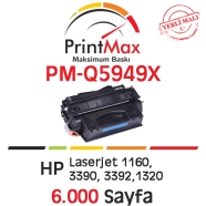 PRINTMAX PM-Q5949X PM-Q5949X 6000 Sayfa BLACK M...
