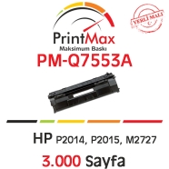 PRINTMAX PM-Q7553A PM-Q7553A 3000 Sayfa SİYAH MUADIL Lazer Yazıcılar / Faks M...