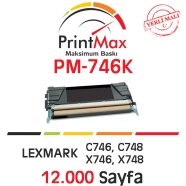 PRINTMAX PM-746K PM-746K 12000 Sayfa BLACK MUADIL Lazer Yazıcılar / Faks Maki...