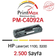 PRINTMAX PM-C4092A PM-C4092A 2500 Sayfa BLACK MUADIL Lazer Yazıcılar / Faks M...