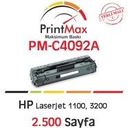 PRINTMAX PM-C4092A PM-C4092A 2500 Sayfa SİYAH MUADIL Lazer Yazıcılar / Faks M...
