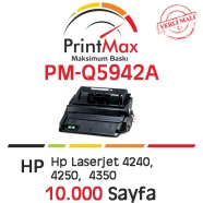 PRINTMAX PM-Q5942A PM-Q5942A 10000 Sayfa SİYAH MUADIL Lazer Yazıcılar / Faks ...