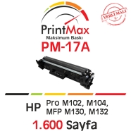 PRINTMAX PM-17A PM-17A 1600 Sayfa SİYAH-BEYAZ MUADIL Lazer Yazıcılar / Faks M...