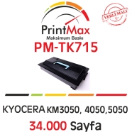 PRINTMAX PM-TK715 PM-TK715 34000 Sayfa SİYAH MUADIL Lazer Yazıcılar / Faks Ma...