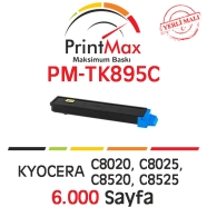 PRINTMAX PM-TK895C PM-TK895C 6000 Sayfa CYAN MUADIL Lazer Yazıcılar / Faks Ma...