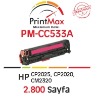 PRINTMAX PM-CC533A PM-CC533A 2800 Sayfa MAGENTA MUADIL Lazer Yazıcılar / Faks...