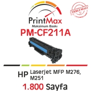 PRINTMAX PM-CF211A PM-CF211A 1800 Sayfa CYAN MUADIL Lazer Yazıcılar / Faks Ma...