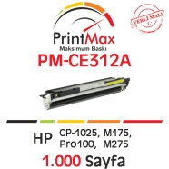 PRINTMAX PM-CE312A PM-CE312A 1000 Sayfa YELLOW MUADIL Lazer Yazıcılar / Faks ...