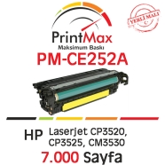 PRINTMAX PM-CE252A PM-CE252A 7000 Sayfa YELLOW MUADIL Lazer Yazıcılar / Faks ...