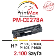 PRINTMAX PM-CE278A PM-CE278A 2100 Sayfa SİYAH-BEYAZ MUADIL Lazer Yazıcılar / ...