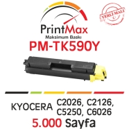 PRINTMAX PM-TK590C PM-TK590C 6000 Sayfa CYAN MUADIL Lazer Yazıcılar / Faks Ma...