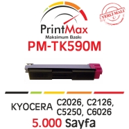 PRINTMAX PM-TK590M PM-TK590M 6000 Sayfa MAGENTA MUADIL Lazer Yazıcılar / Faks...