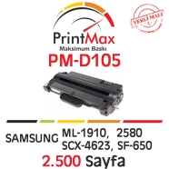 PRINTMAX PM-D105  PM-D105 2500 Sayfa SİYAH-BEYAZ MUADIL Lazer Yazıcılar / Fak...