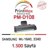 PRINTMAX PM-D108  PM-D108 1500 Sayfa SİYAH-BEYAZ MUADIL Lazer Yazıcılar / Fak...