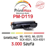 PRINTMAX PM-D119  PM-D119 3000 Sayfa SİYAH-BEYAZ MUADIL Lazer Yazıcılar / Fak...