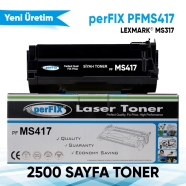 PERFIX PFMS417 PFMS417 2500 Sayfa BLACK MUADIL Lazer Yazıcılar / Faks Makinel...