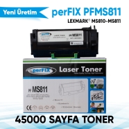 PERFIX PFMS811 PFMS811 45000 Sayfa BLACK MUADIL Lazer Yazıcılar / Faks Makine...