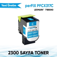 PERFIX PFCX317C PFCX317C 2300 Sayfa MAVİ (CYAN) MUADIL Lazer Yazıcılar / Faks...