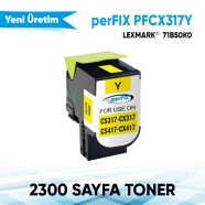 PERFIX PFCX317Y PFCX317Y 2300 Sayfa SARI (YELLOW) MUADIL Lazer Yazıcılar / Fa...