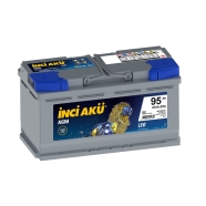 İNCİ ( 1010193 ) 12 V 95 Ah C20 START-STOP AGM LEO SULU Akü