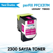 PERFIX PFCX317M PFCX317M 2300 Sayfa KIRMIZI (MAGENTA) MUADIL Lazer Yazıcılar ...