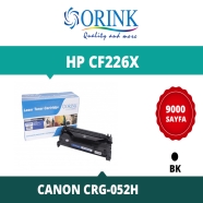 ORINK LHCF226X HP CF226X/CRG-052H 9000 Sayfa SİYAH-BEYAZ MUADIL Lazer Yazıcıl...