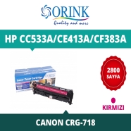 ORINK LHCC533A/CE413A/CF383A  HP CC533A/CE413A/CF383A/CRG-718 2800 Sayfa MAGE...