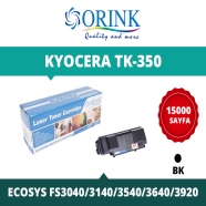 ORINK LKTK350  KYOCERA TK-350 15000 Sayfa SİYAH-BEYAZ MUADIL Lazer Yazıcılar ...