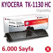 AGFAPHOTO APTK1130XE KYOCERA TK-1130 HC 6000 Sayfa BLACK MUADIL Lazer Yazıcıl...