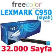 FREECOLOR C950K-FRC Lexmark 0950 C950X2KG 32000 Sayfa BLACK MUADIL Lazer Yazı...