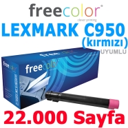 FREECOLOR C950M-FRC Lexmark 0950 C950X2MG 22000 Sayfa MAGENTA MUADIL Lazer Ya...