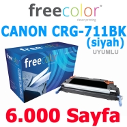 FREECOLOR CRG711K-FRC Canon CRG-711BK 6000 Sayfa BLACK MUADIL Lazer Yazıcılar...