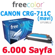 FREECOLOR CRG711C-FRC Canon CRG-711C 6000 Sayfa CYAN MUADIL Lazer Yazıcılar /...