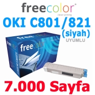 FREECOLOR C801K-MEA-FRC OKI 44643008 7000 Sayfa BLACK MUADIL Lazer Yazıcılar ...
