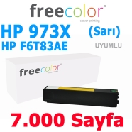 FREECOLOR HP973XY-INK-FRC HP973X F6T83AE 7000 Sayfa YELLOW MUADIL Lazer Yazıc...