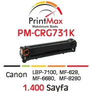 PRINTMAX PM-CRG731K PM-CRG731K 1400 Sayfa SİYAH MUADIL Lazer Yazıcılar / Faks...