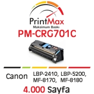 PRINTMAX PM-CRG701C PM-CRG701C 4000 Sayfa CYAN MUADIL Lazer Yazıcılar / Faks ...