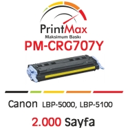 PRINTMAX PM-CRG707Y PM-CRG707Y 2000 Sayfa YELLOW MUADIL Lazer Yazıcılar / Fak...