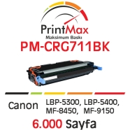 PRINTMAX PM-CRG711BK PM-CRG711BK 6000 Sayfa BLACK MUADIL Lazer Yazıcılar / Fa...