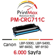 PRINTMAX PM-CRG711C PM-CRG711C 6000 Sayfa CYAN MUADIL Lazer Yazıcılar / Faks ...