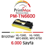PRINTMAX PM-TN6600 PM-TN6600 6000 Sayfa SİYAH MUADIL Lazer Yazıcılar / Faks M...