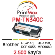 PRINTMAX PM-TN340C PM-TN340C 2500 Sayfa CYAN MUADIL Lazer Yazıcılar / Faks Ma...